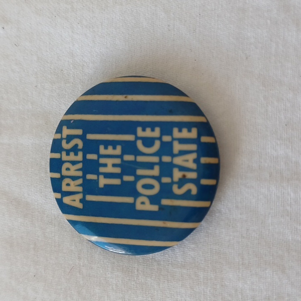 SET OF 10 Vintage 80s Political Punk Rock Pinback Buttons in Various Sizes - Picture 6 of 16